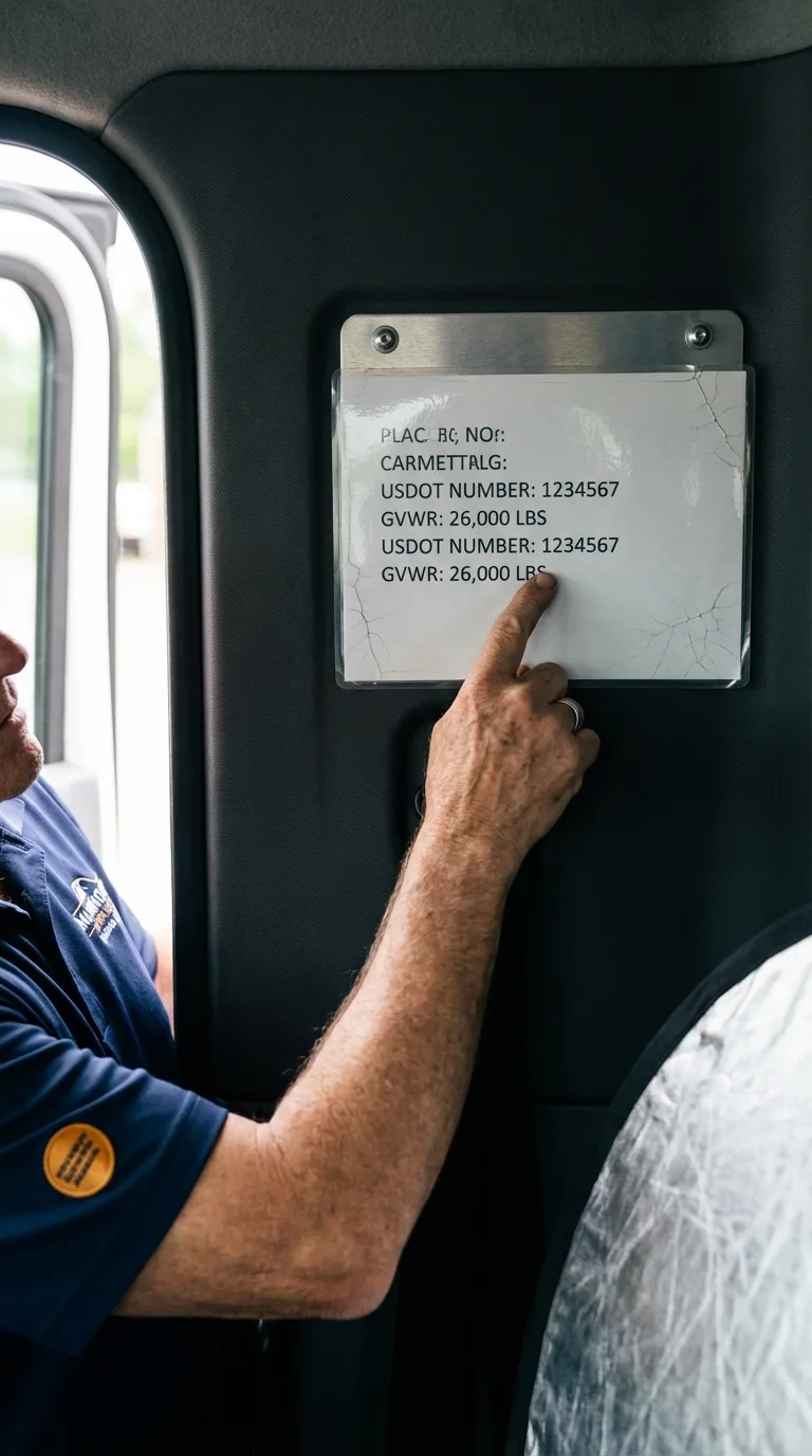 USDOT licensing placard verification in Jamaica